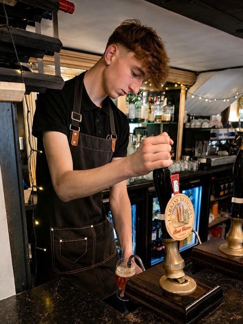 The bar at The Yew Tree