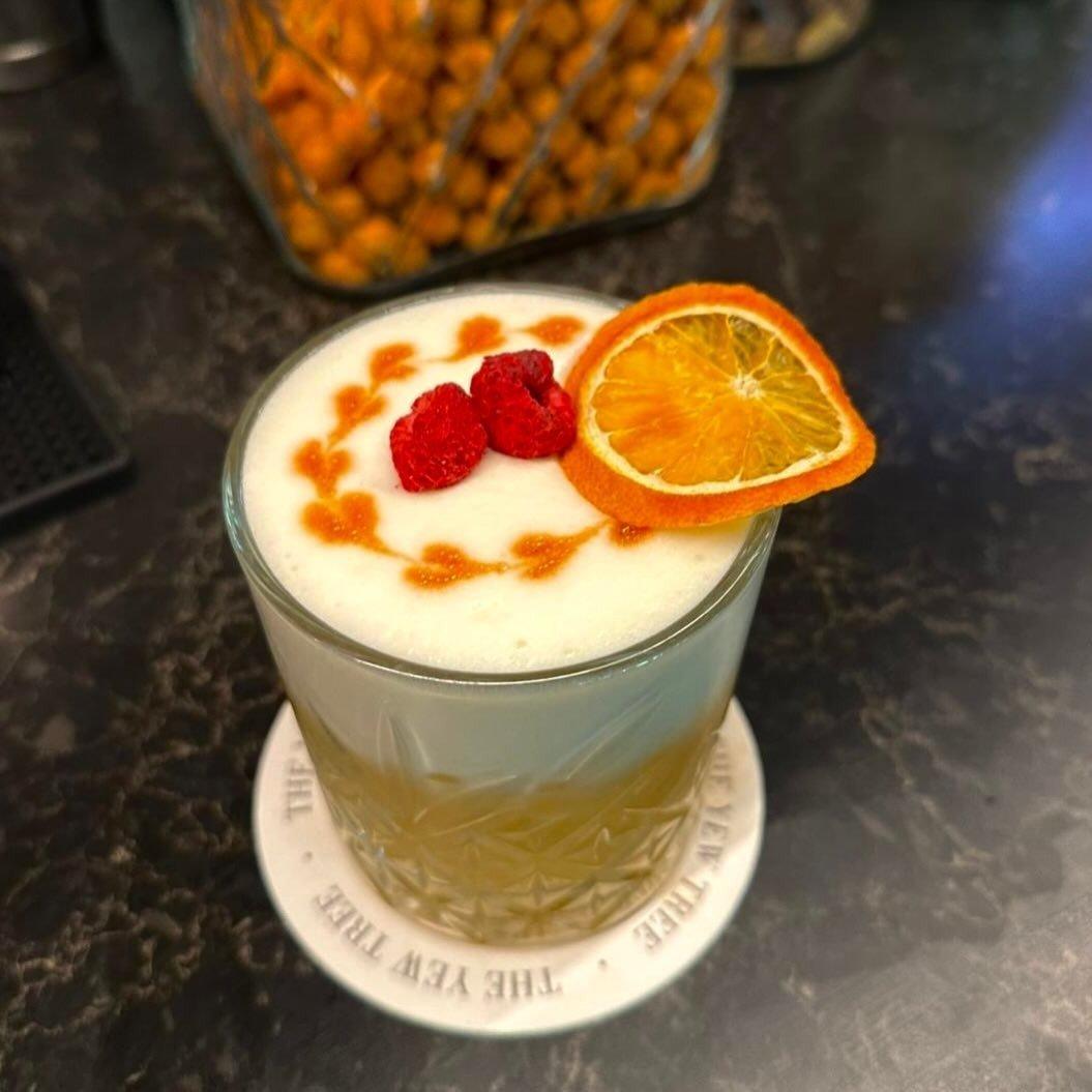 A signature cocktail at The Yew Tree bar