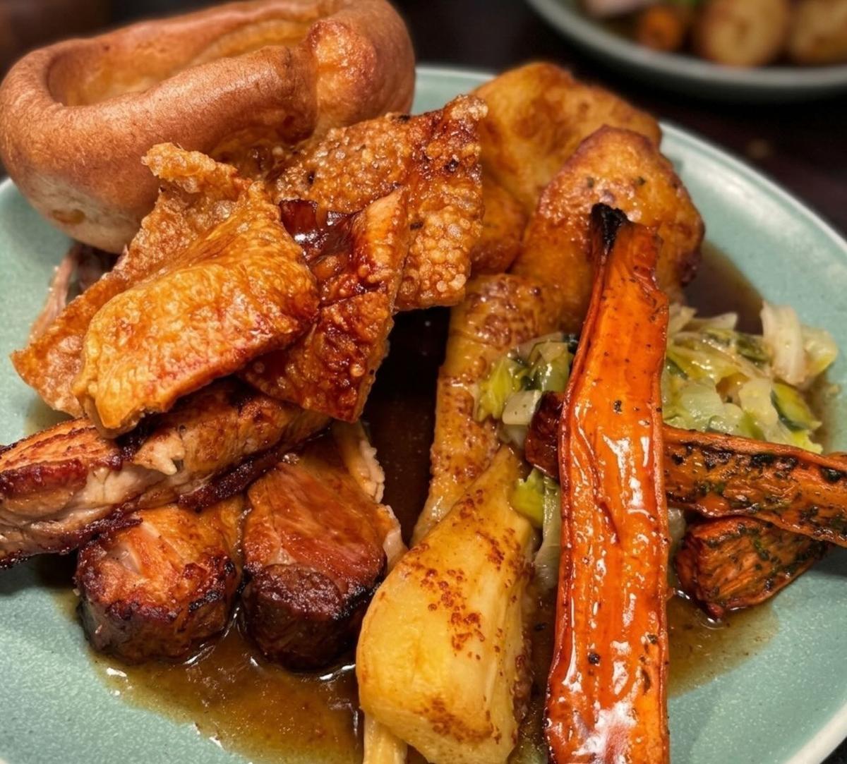 Pork belly at The Yew Tree, Maidstone